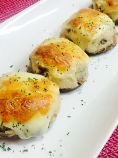 椎茸にマッシュポテト♬乗せて焼くだけ♡-レシピのメイン写真