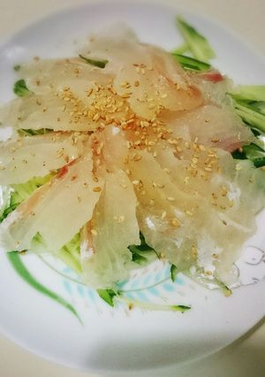 塩麹で作る鯛の昆布締め-レシピのメイン写真