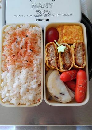 とんぺい弁当♪-レシピのメイン写真