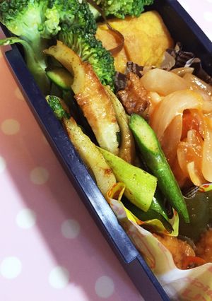 アスパラと竹輪のカレー粉まぶし-レシピのメイン写真
