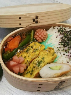 ちりめんじゃことパセリの卵焼き☺-レシピのメイン写真