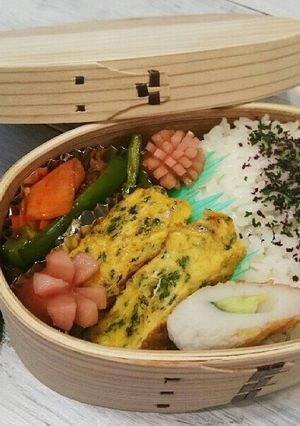 ちりめんじゃことパセリの卵焼き☺-レシピのメイン写真