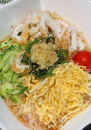 簡単♪ウマウマ☆ぶっかけそうめん-レシピのメイン写真