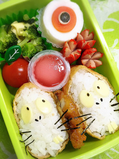 キャラ弁 ☆ ゲゲゲの鬼太郎 ネズミ男-レシピのメイン写真