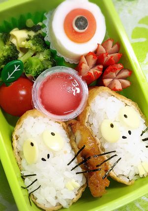 キャラ弁 ☆ ゲゲゲの鬼太郎 ネズミ男-レシピのメイン写真