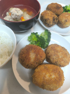 ひき肉たっぷり☆さといもコロッケ-レシピのメイン写真
