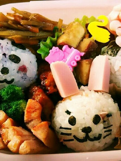 春の遠足弁当(パンダウサギコアラ)-レシピのメイン写真