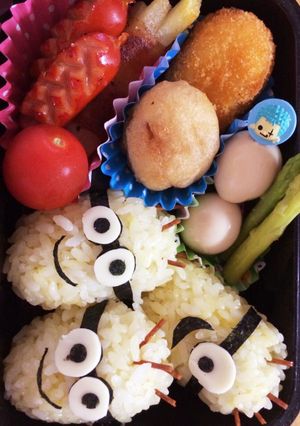 ミニオン弁当 簡単・かわいい-レシピのメイン写真