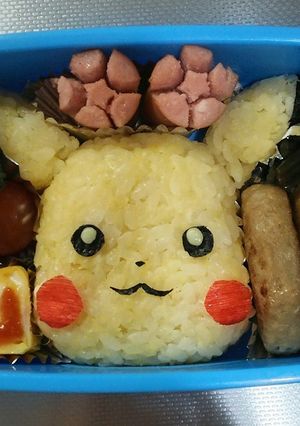 簡単♪ピカチュウ☆キャラ弁-レシピのメイン写真