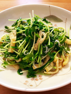 超簡単1品☆豆苗の麺つゆ浸し-レシピのメイン写真