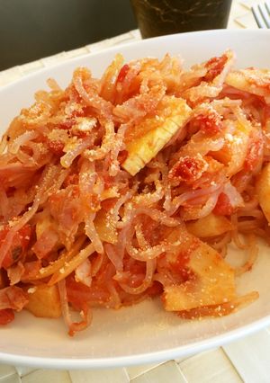 【ZENパスタ】筍のピリ辛トマトソース-レシピのメイン写真
