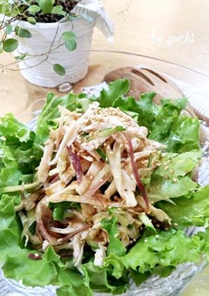蒸し鶏の梅醤油サラダ-レシピのメイン写真