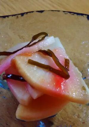 簡単浅漬け風　大根の梅昆布和え-レシピのメイン写真