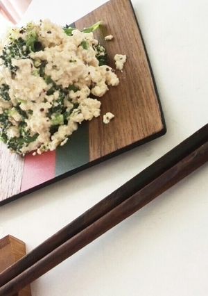 簡単ブロッコリーのふわふわ洋風白和え-レシピのメイン写真