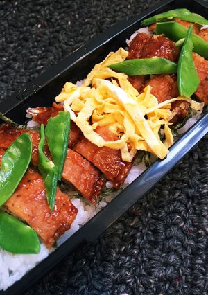 お弁当に〜さんまの蒲焼丼-レシピのメイン写真