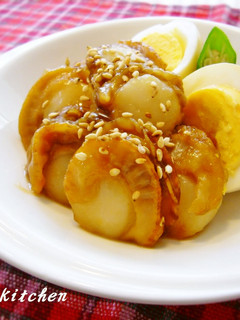 フライパン1つで♬ベビーホタテの照焼き-レシピのメイン写真