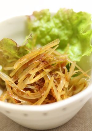 生らっきょうのおかか醤油和え-レシピのメイン写真
