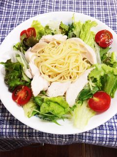 あっという間に完成♪サラダパスタ-レシピのメイン写真