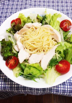 あっという間に完成♪サラダパスタ-レシピのメイン写真