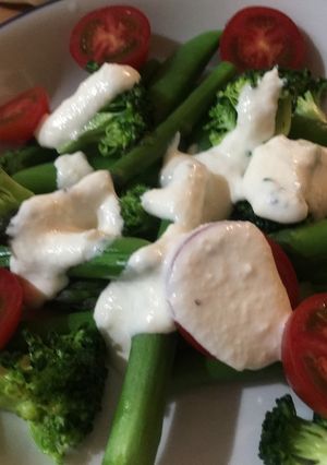 豆腐ドレッシングの春サラダ-レシピのメイン写真