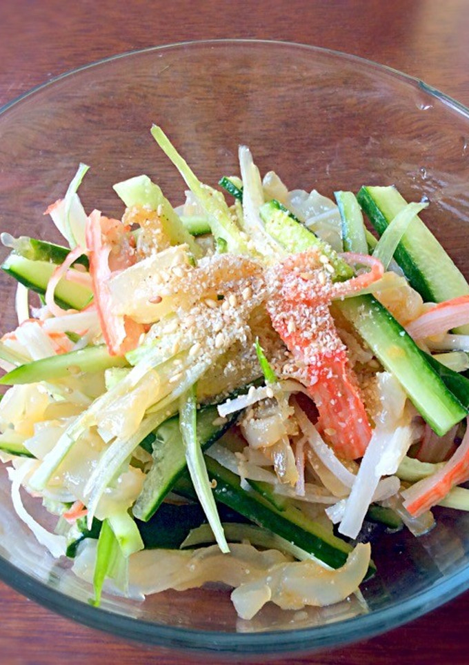 くらげとお野菜の中華サラダ-レシピのメイン写真