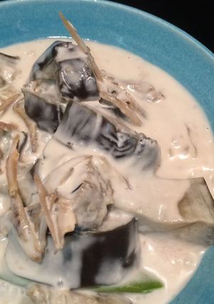 ナスとスナップエンドウのココナツミルク煮-レシピのメイン写真
