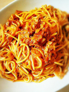 鯖缶でトマトパスタ-レシピのメイン写真