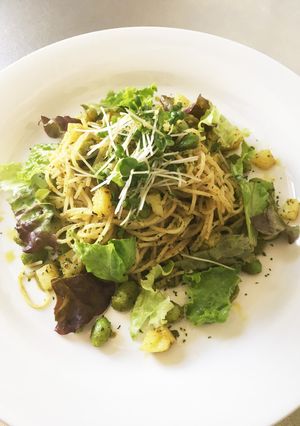 昼ごはん用簡単ジェノベーゼ-レシピのメイン写真