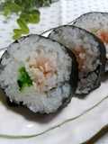 たらこと三つ葉のお手軽チキンの太巻き