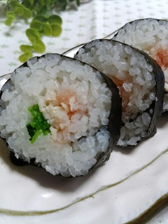 たらこと三つ葉のお手軽チキンの太巻き-レシピのメイン写真