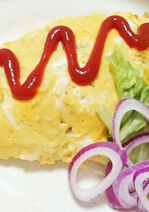 罪悪感ゼロ☆糸こん豆腐オムライス-レシピのメイン写真