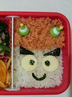 キャラ弁 男の子 節分鬼-レシピのメイン写真