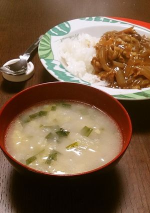 ねり胡麻たっぷり☆白菜とニラの中華スープ-レシピのメイン写真