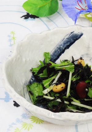 さっぱり*ひじきと豆のサラダ-レシピのメイン写真