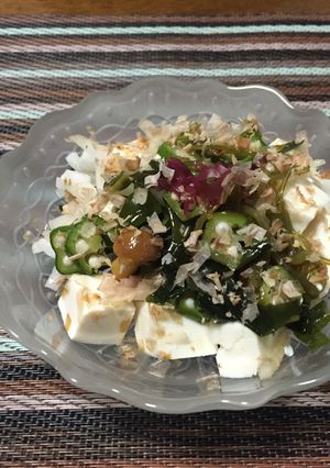 お一人様の時の豆腐サラダ-レシピのメイン写真