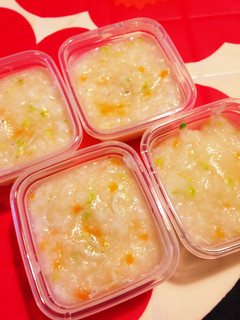 ☆離乳食中期☆しらすと野菜の和風粥-レシピのメイン写真