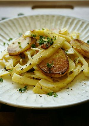 m筍とじゃが芋のガーリックバター炒め-レシピのメイン写真
