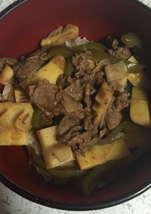 春の筍たっぷり焼肉丼-レシピのメイン写真