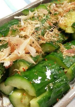 たたききゅうり☆にんにく醤油味-レシピのメイン写真