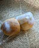 ホームベーカリーでこねて焼くおいもパン