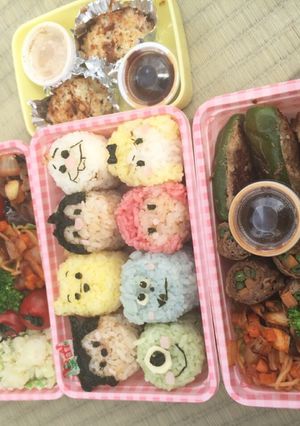 キャラ弁 ツムツム-レシピのメイン写真