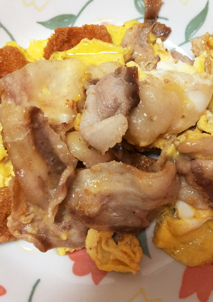 豚肉とフィッシュカツの卵とじ-レシピのメイン写真
