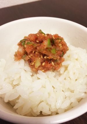 炊きたてご飯の友！たらことネギのうまいの-レシピのメイン写真