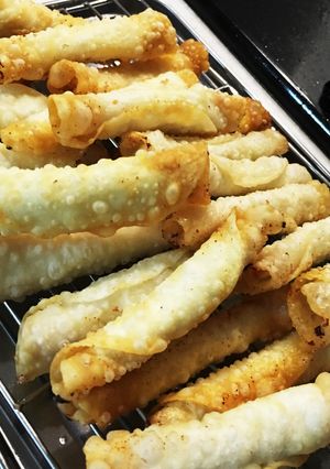 もちカリ餃子の皮inササミロール-レシピのメイン写真