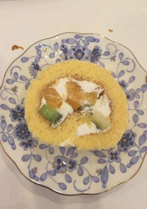 失敗なし！超簡単！HMでロールケーキ♡-レシピのメイン写真