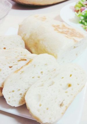 フライパンで!砂糖オイル不使用食事パン-レシピのメイン写真