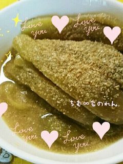 ♡お茄子のごま甘味噌煮浸し♡-レシピのメイン写真