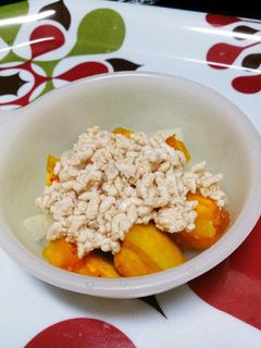離乳食後期*万能!鶏そぼろあん-レシピのメイン写真