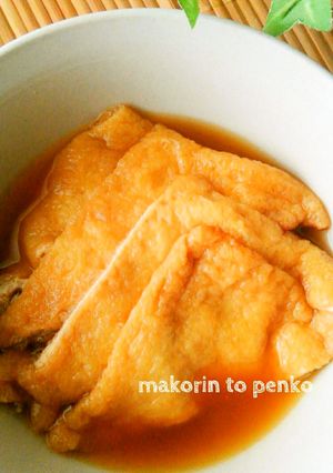 簡単！作り置き＊ふっくら油揚げの含め煮-レシピのメイン写真