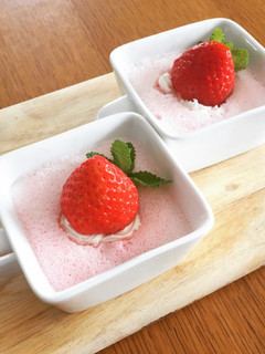 苺のマシュマロムース-レシピのメイン写真
